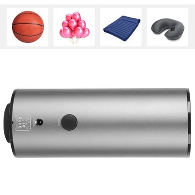 Electric Air Vacuum Machine Inflation Sucking Pump For Clothes Food Bag Silv SET