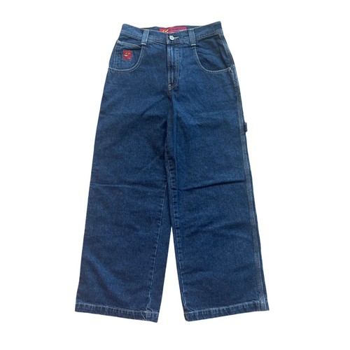 Vintage Y2K 2003 Boys size 14 Flamehead Embroidered Cargo Jeans NWT - Picture 3 of 6