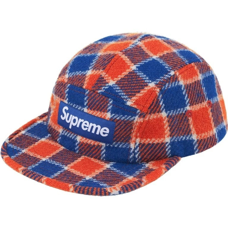Supreme Plaid Camp Cap for sale - eBay