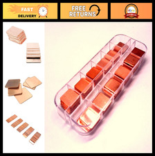 100pcs Copper Pad Shim Kit - 15mm Thermal Plates for PC, Laptop, GPU, CPU, SSD C