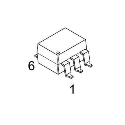 MOC3063S Opto-Triac-Koppler 600V + Nulldurchgangsdetektor SMD6