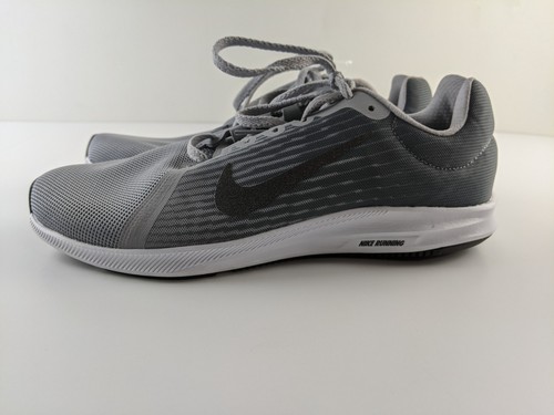 NEW Nike Running Downshifter Men US 8.5 Gray Mesh Sneaker Gym Shoe Classic