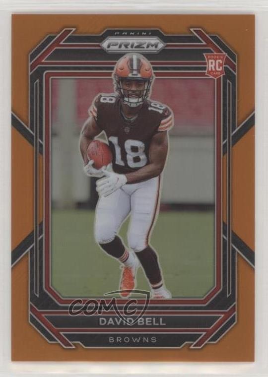 2022 Panini Prizm Rookies Orange Prizm 132/249 David Bell #334 6u3