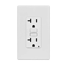 Leviton Smartlockpro Gfci Outlet 20A 125V White Nema 5-20R