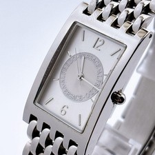 Alfredo Versace V737S Square Quartz Watch 3 Hands Mens Unisex Vintage