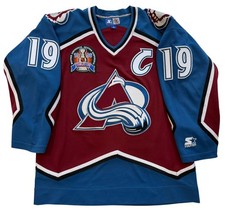 JOE SAKIC 1996 STANLEY CUP COLORADO AVALANCHE STARTER JERSEY SIZE LARGE