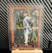 Topps Chrome 2025 Update Chase Dollander Colorado Rockies Rookie #USC18 /25