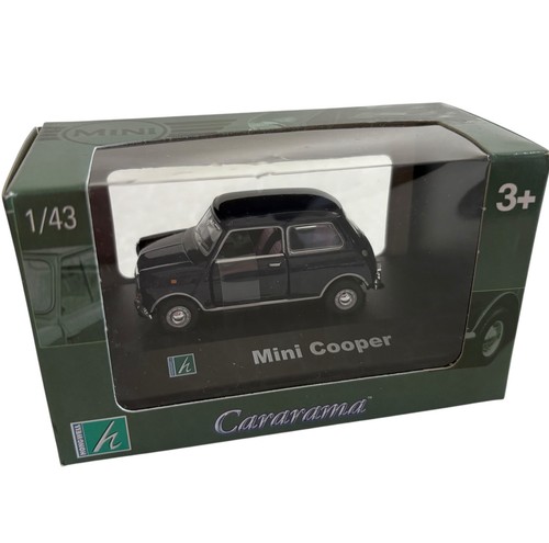 Cararama Mini Cooper 1:43 Die-Cast Model Car Black Classic British Icon NIB - Picture 1 of 8