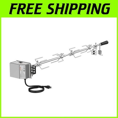 Premium Grill Replacement Rotisserie Kit - Effortless Cooking for Large Roasts**