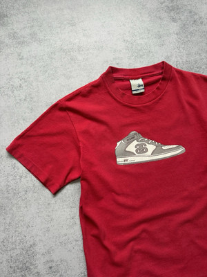 RARE VINTAGE 90s STUSSY OG NIKE AIR FORCE T-SHIRT BAGGY RARE VINTAGE 90s STUSSY OG NIKE AIR FORCE T-SHIRT BAGGY