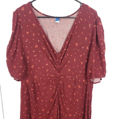 old navy ruched midi dress Ruched Midi Dress