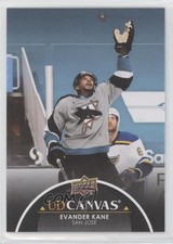 2021-22 Upper Deck Series 1 UD Canvas Black Evander Kane #C67 e9p