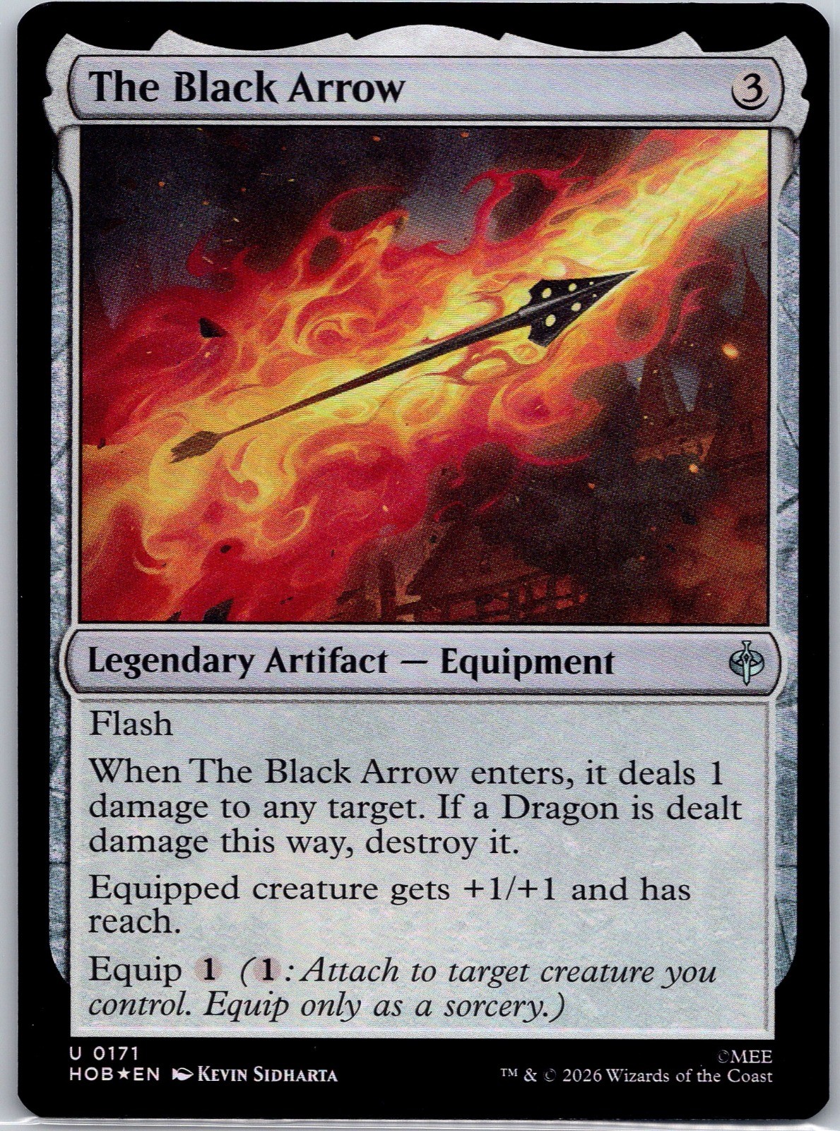 The Black Arrow Foil The Hobbit #171 NM