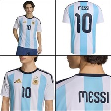 Argentina 2026 #10 Home Soccer Jersey White Blue New