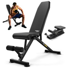 Hantelbank klappbar Trainingsbank Flachbank & Schrägbank TX-150B TREX SPORT