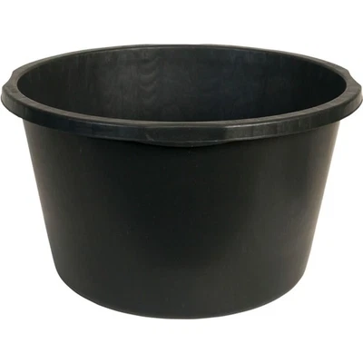 IRONSIDE Mörtelkübel Mörtelwanne Zementkübel Mörtelkasten 40 l schwarz mit Literskala