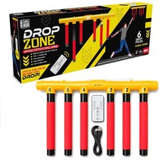 Drop Zone Catching Sticks Reaction Game 3 Speeds R/C Hand Speed Challenge Toy