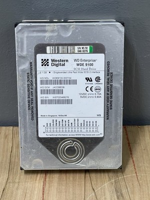 WD Enterprise WDE 9100 SCSI-3  9.1Gb HDD