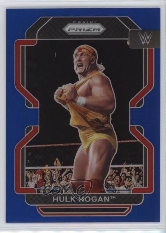 2022 Panini Prizm WWE Blue Prizm 168/199 Hulk Hogan #195 t1s