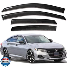 TONOYTIM Window Visors Rain Guards Side Wind Deflectors Compatible with Honda