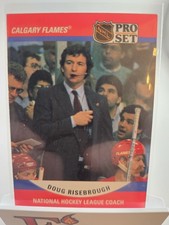 1990-91 Pro Set - Doug Risebrough #663 Calgary Flames