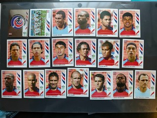 Panini World Cup 2006 WC Germany Costa Rica Complete Set Wanchope