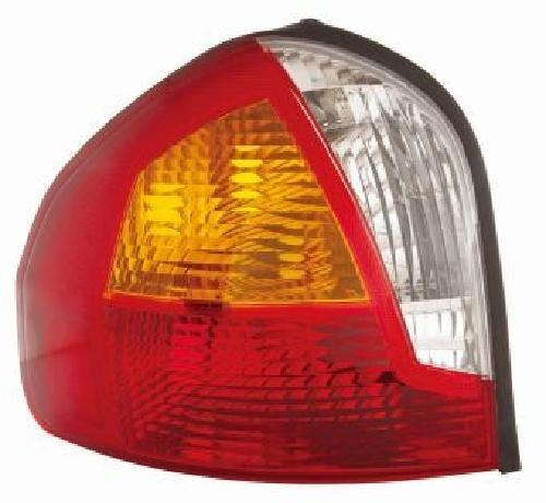 ABAKUS Tail Light 221-1955L-UE Left For Hyundai, Yellow Turn Signal