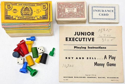 1955 Whitman Junior Executive Buy & Sell Big Business Board Game No. 4720:98 VTG - Picture 9 of 9