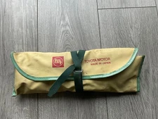 Vintage 1970’s TOYOTA MOTOR COMPANY JAPAN ROLL UP TOOL BAG