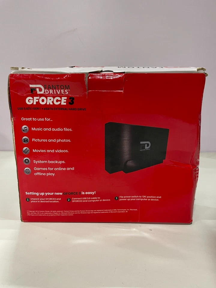 Fantom Drives 2TB External Hard Drive - Image 2 of 2