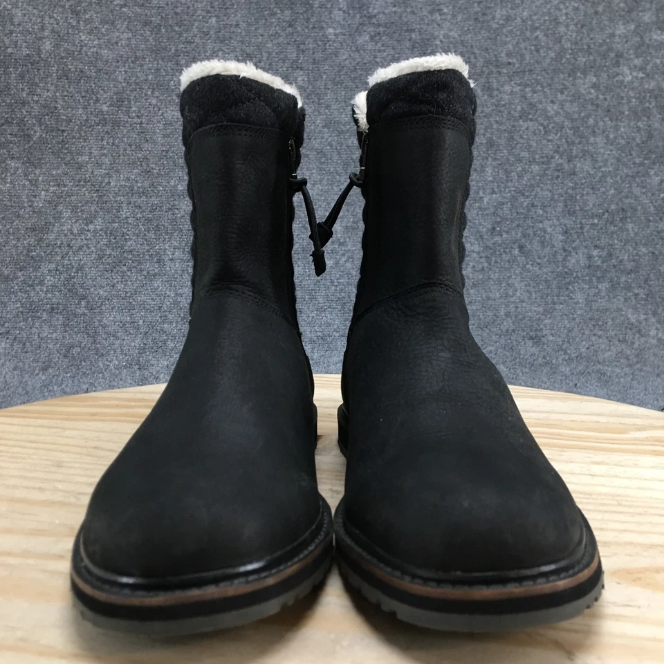 Botas Helly Hansen para mujer 9,5 negras Seraphina acolchadas para nieve piel sintética cuero NUEVAS Foto 3 de 4