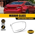 Front Passenger Right Side Door Mirror Glass Heated for 2018-22 Honda Accord USA