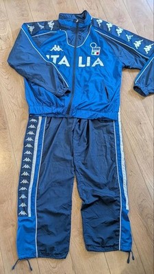 Kappa Italy National Team Soccer Windbreaker Set Serie A Size XO From Japan