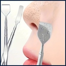 1Pcs Double-Ended Blackhead Remover: Facial Pore Cleanser, Exfoliator, and