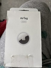 Apple AirTag 4 Pack White Air Tags Brand New Sealed
