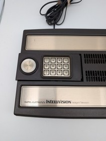 Mattel Intellivision Model 2609 Video Game Console For Parts Black Screen