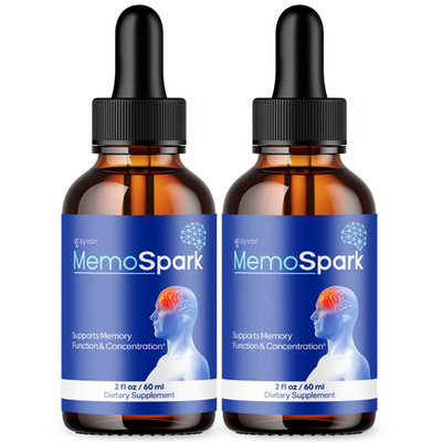 (2 Pack) Memo Spark Drops Advanced Brain Health Support, MemoSpark 60 Servings