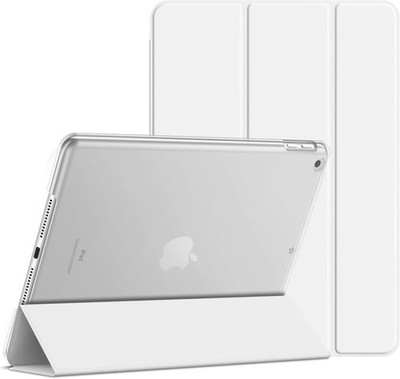 JETech Hülle für iPad 9 8 7 (10,2 Zoll, Modell 2021 2020 2019) Case Halter, weiß