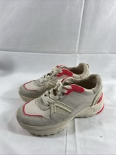 Coach low top sneakers 23cm Ivory leather G4661 Used Sz 5.5