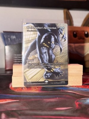 Black Panther's Redirection Borderless 58 Marvel Super Heroes MTG