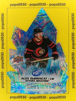 Alex DeBrincat, Ottawa Senators, 2023, UD Ice, Ice Crystals, #IC-2