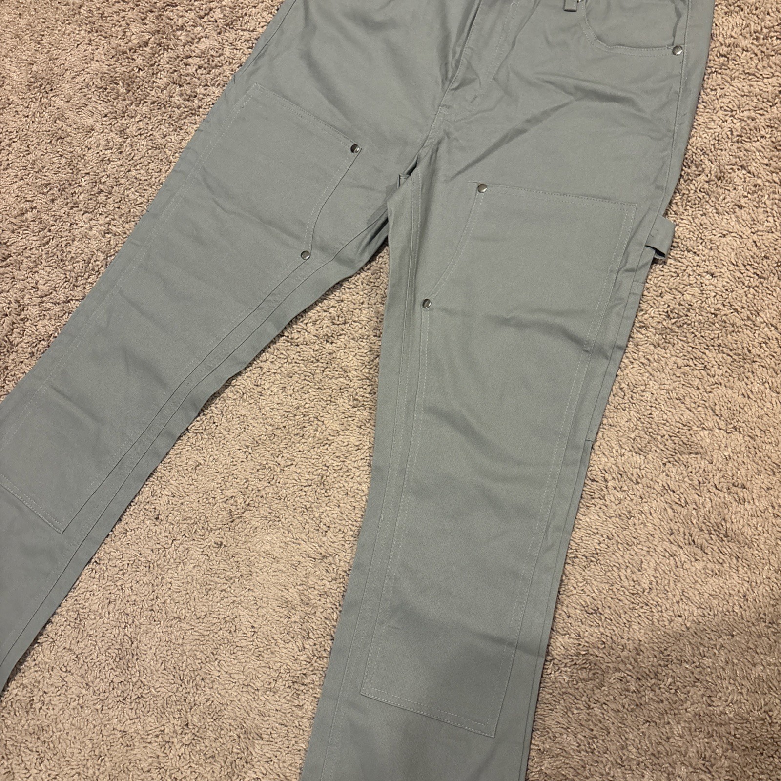 EPTM Men S-30 NWT Gray Flare Pants With Patch And Design On The Front ...