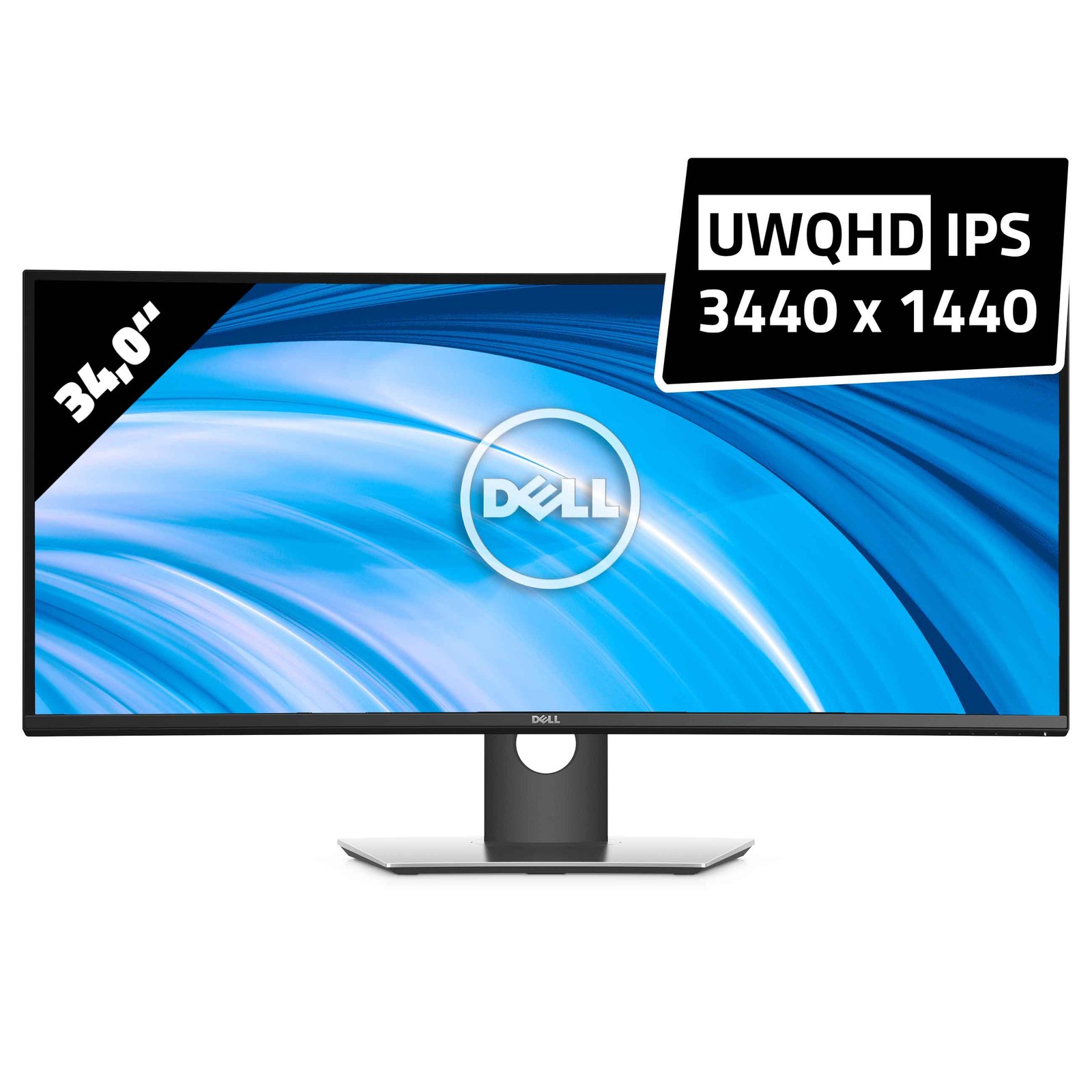 Dell UltraSharp U3417W 3440x1440 UWQHD 34 Zoll Monitor IPS 8ms Schwarz