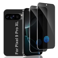 For Pixel 9 Pro XL, 2 2 Pack Privacy Screen Protector  Camera Lens Protector, A