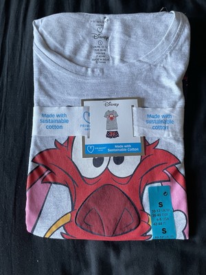 Primark Disney Mushu The Red Dragon Pyjama Shorts T-shirt Set