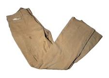 Vtg 1940's 50's Corduroy Pants USA Mens 32x30 Beige For Senior Cords