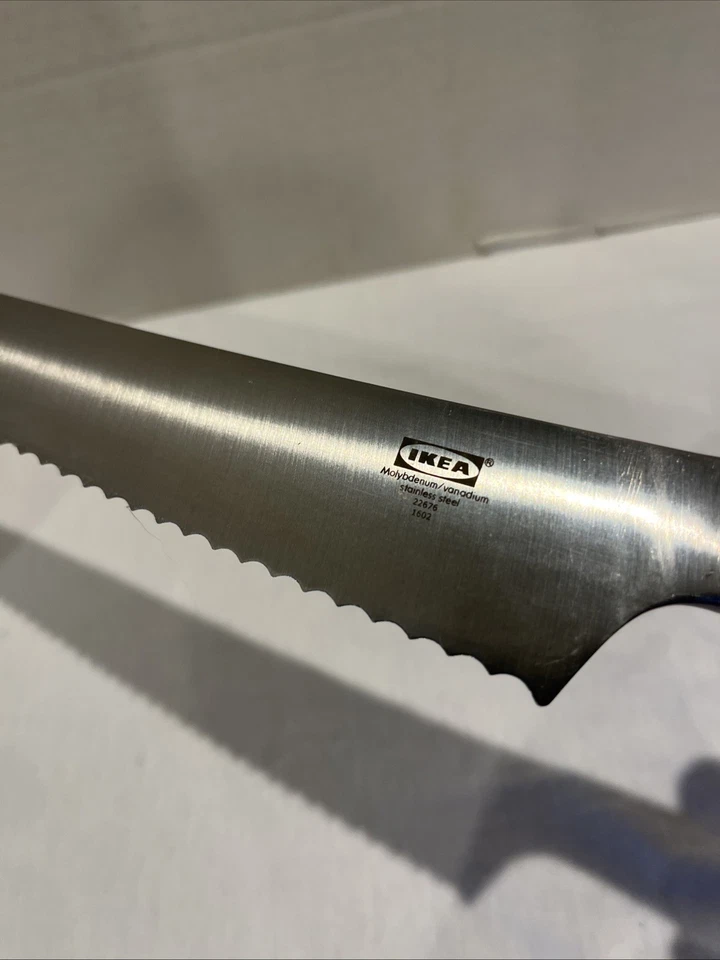 "Cuchillo para pan IKEA molibdeno/vanadio acero inoxidable 22676 1602 14,5""" Foto 3 de 4