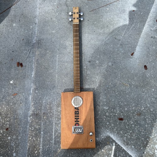 Vintage Toro Cigar Box Guitar by COH 10 cigars toro . 4 string model #07998