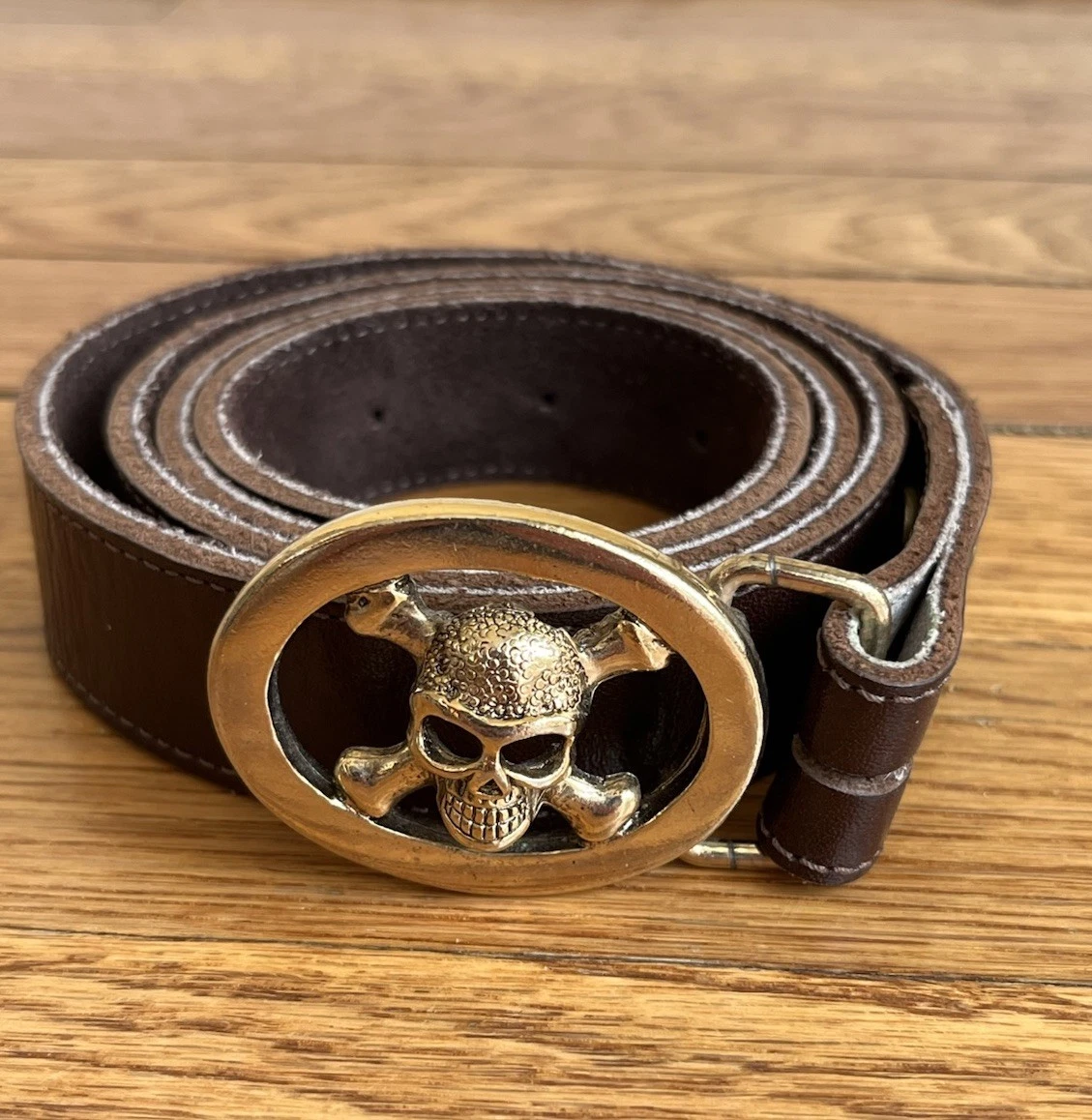 B Low the Belt Small Bronze Wide Leather‎ Wrap Style Waist Belt Edgy Feminine Brown B-Low The Belt Waist Belts for Women for sale | eBay main image 3