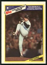 1987 Topps Woolworth Baseball Highlights #7 Roger Clemens